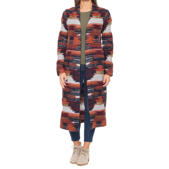 Lucky Brand Sweaters - Lucky Brand Aztec Duster Cardigan Women's S